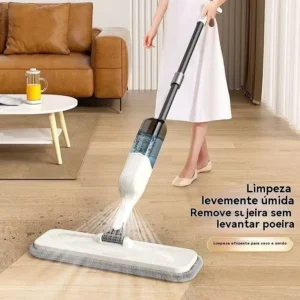 Mop Spray Giratório 360 Com Reservatório 500ml + Refil Microfibra