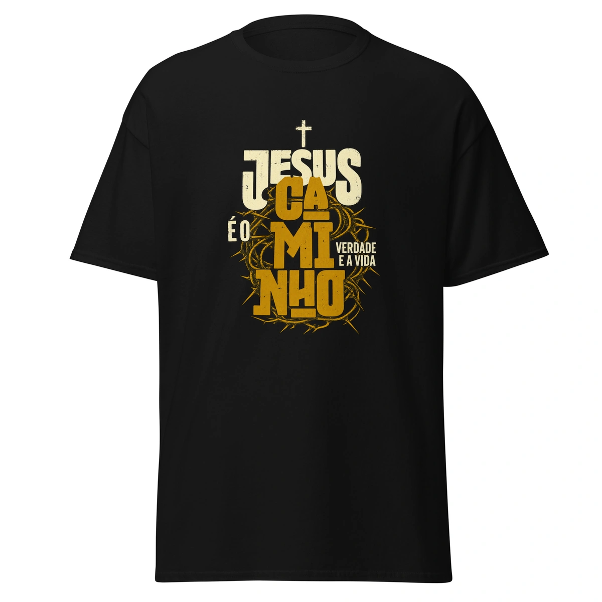 Camiseta Masculina Jesus Caminho Verdade e Vida - Imagem 13