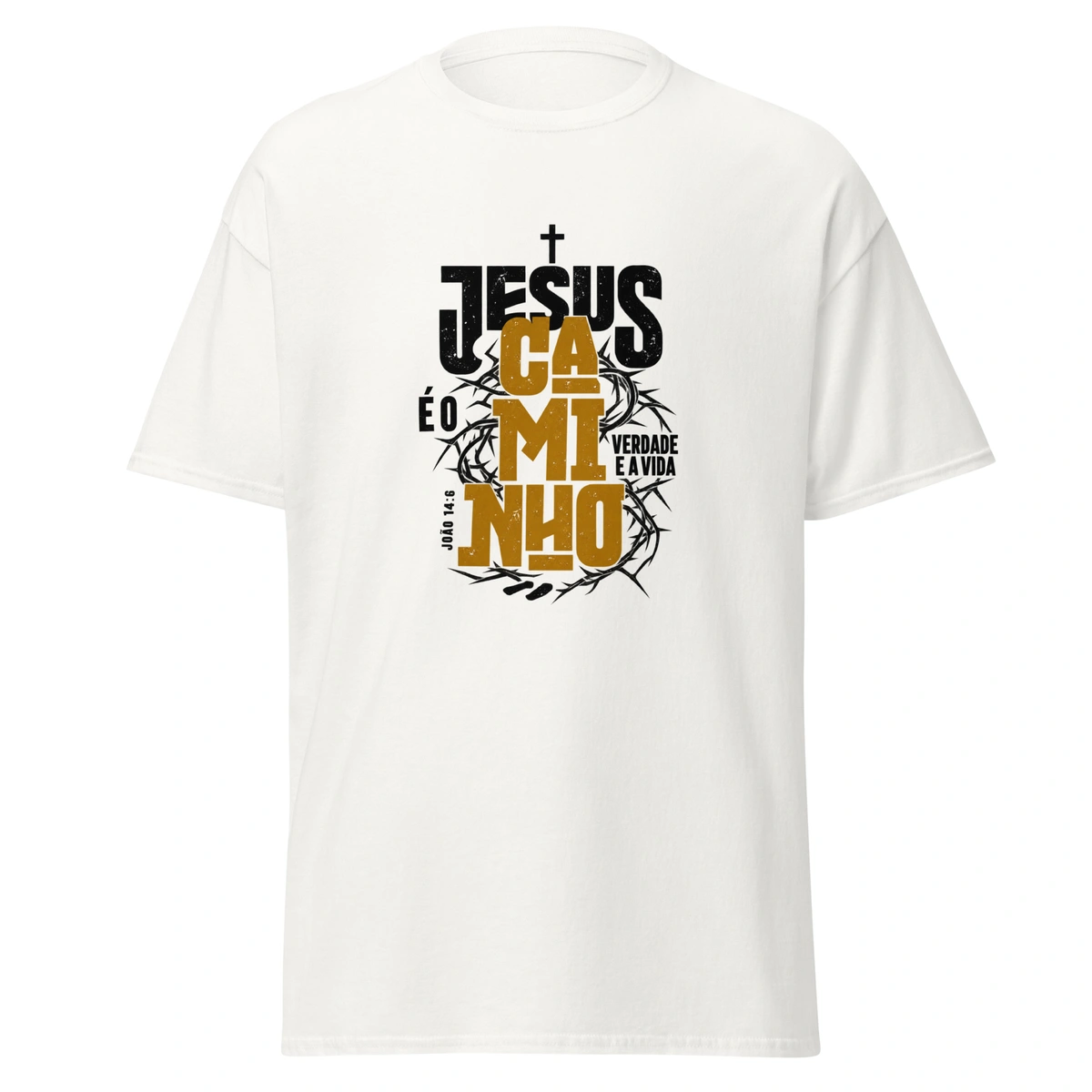 Camiseta Masculina Jesus Caminho Verdade e Vida - Imagem 19