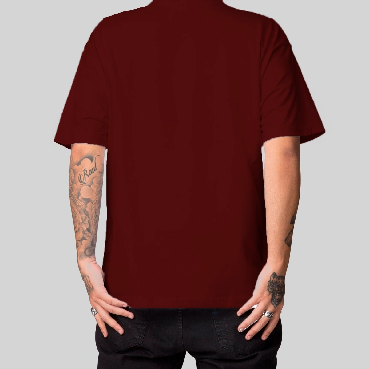 Camiseta Masculina Oversized Flamengo - Imagem 14