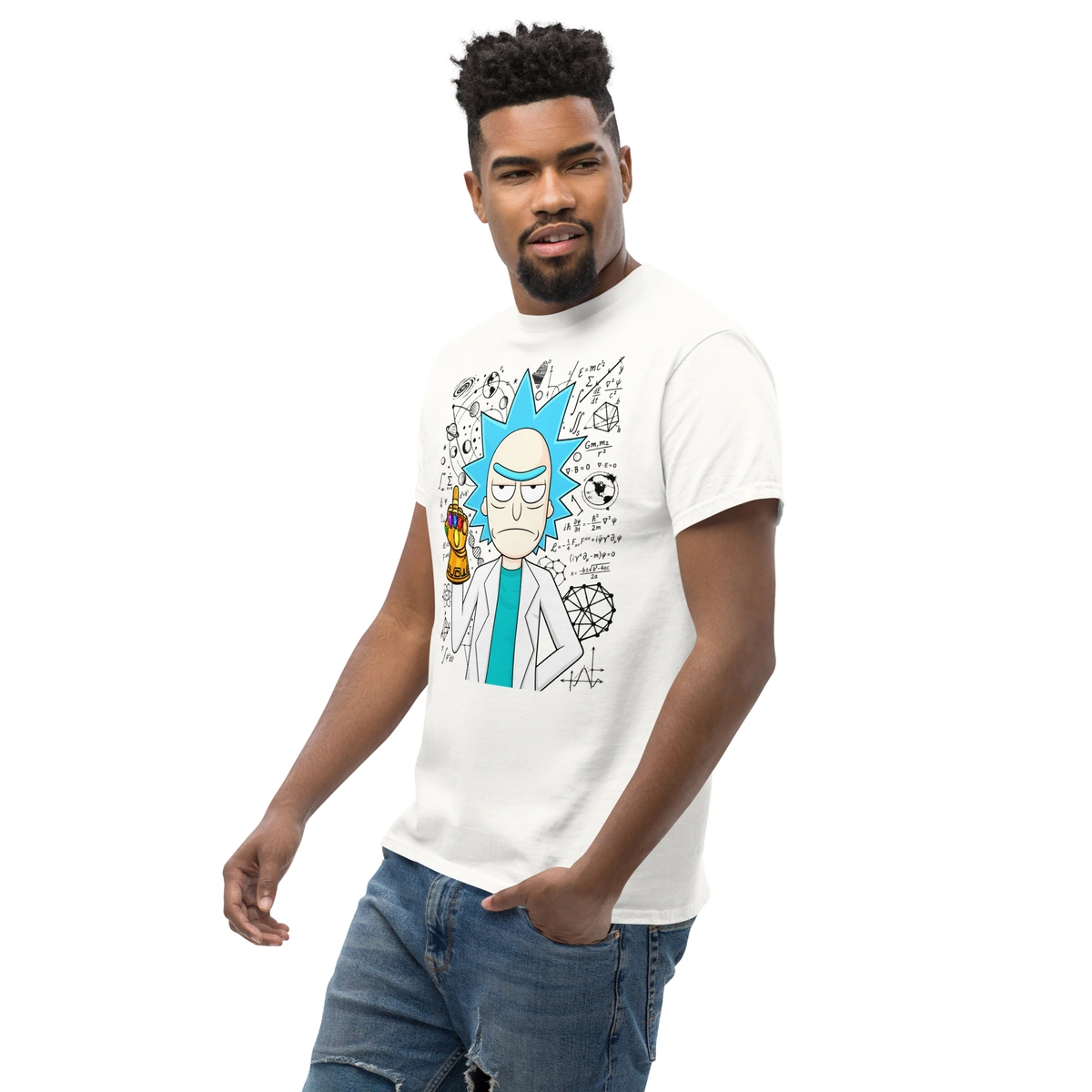 Camiseta Masculina Rick Cientista Cósmico - Imagem 24