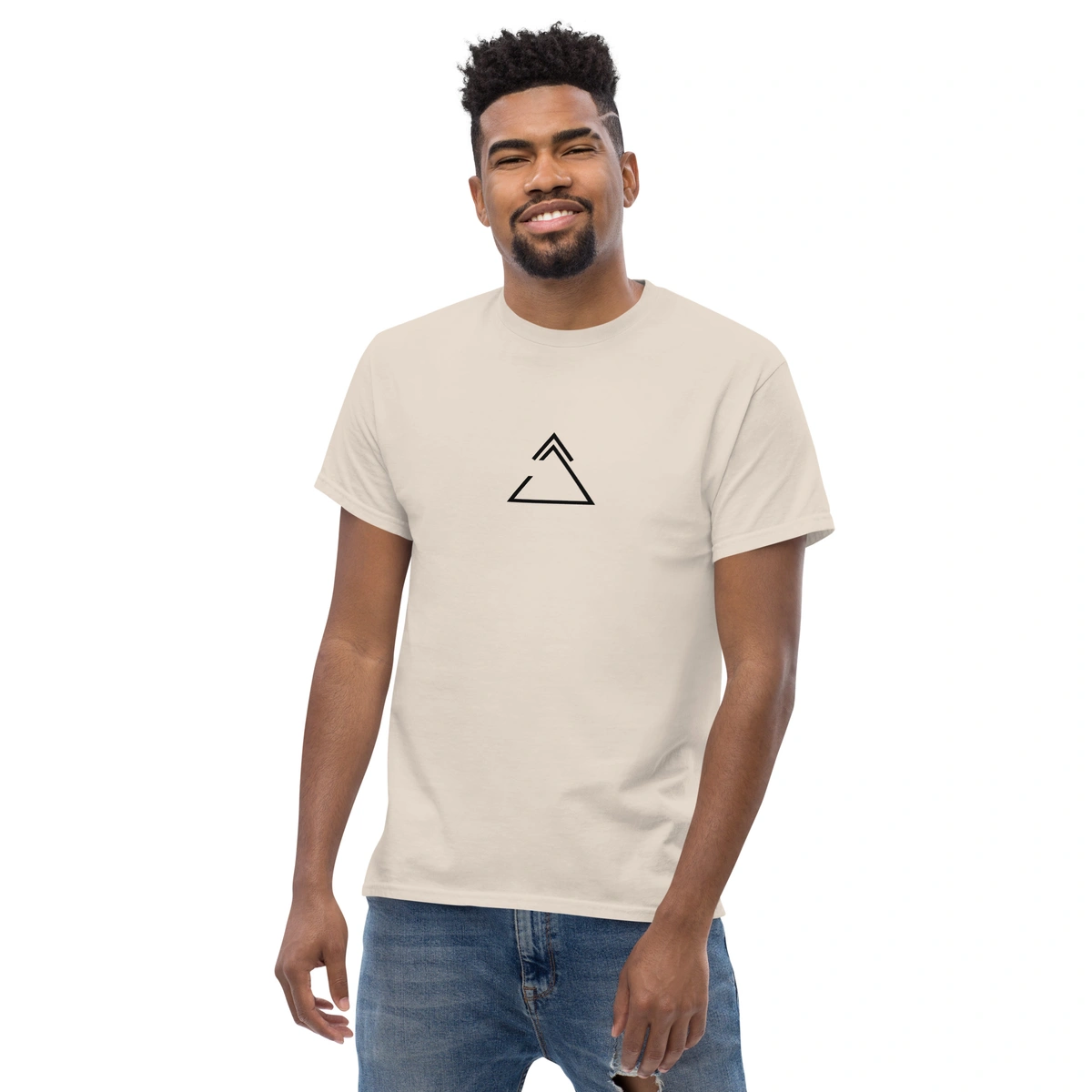 Camiseta Masculina Triângulo Geométrico - Imagem 28
