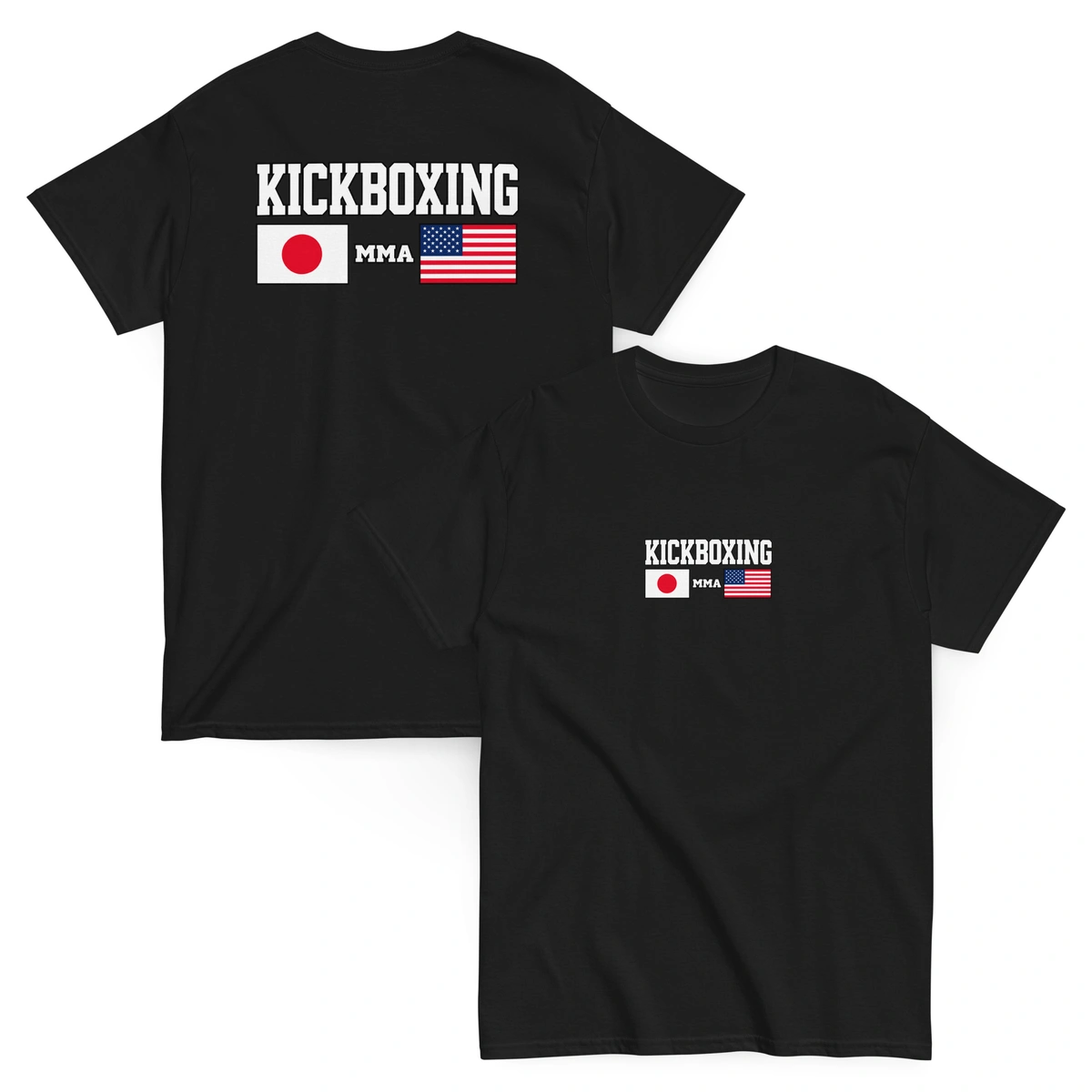 Camiseta Masculina Kickboxing MMA Japão e EUA - Imagem 3