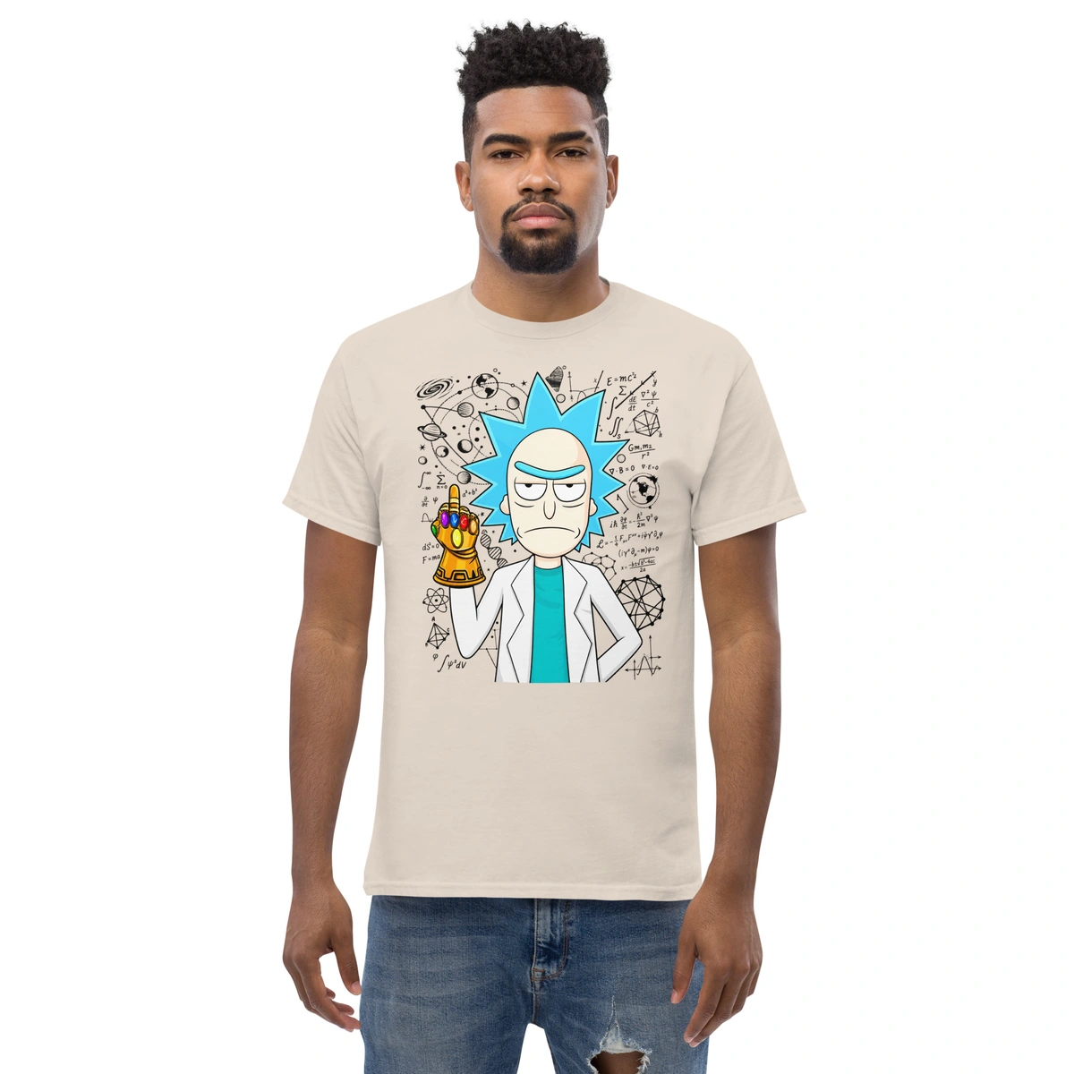 Camiseta Masculina Rick Cientista Cósmico - Imagem 4