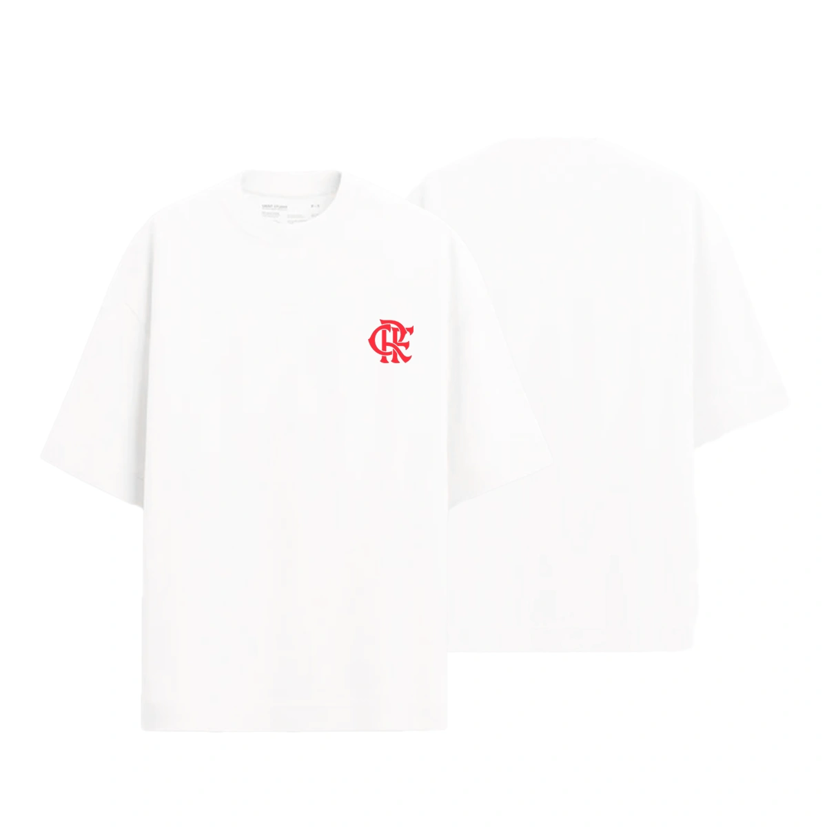 Camiseta Masculina Oversized Flamengo - Imagem 8