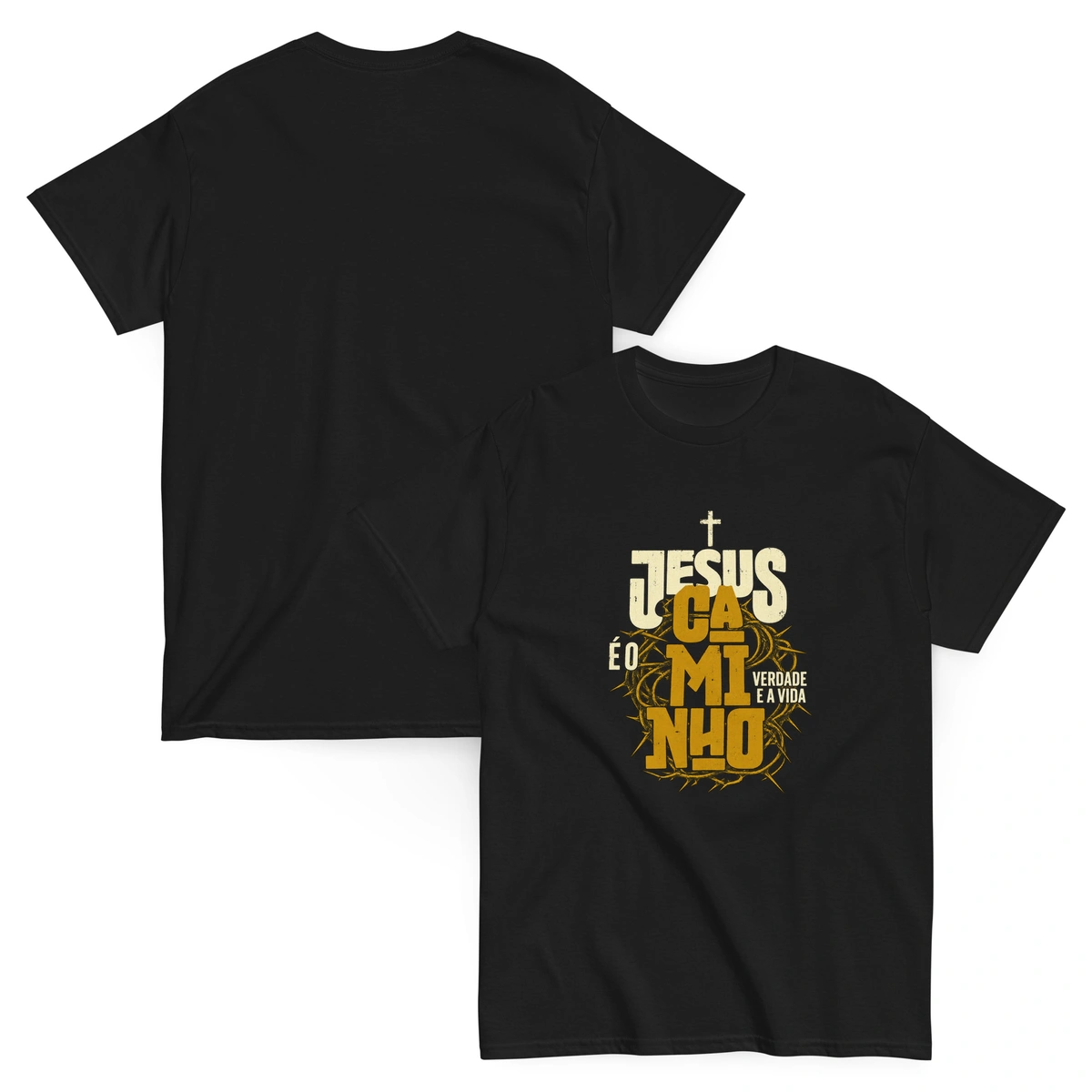Camiseta Masculina Jesus Caminho Verdade e Vida - Imagem 15