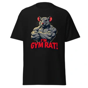 Camiseta Masculina Gym Rat Academia