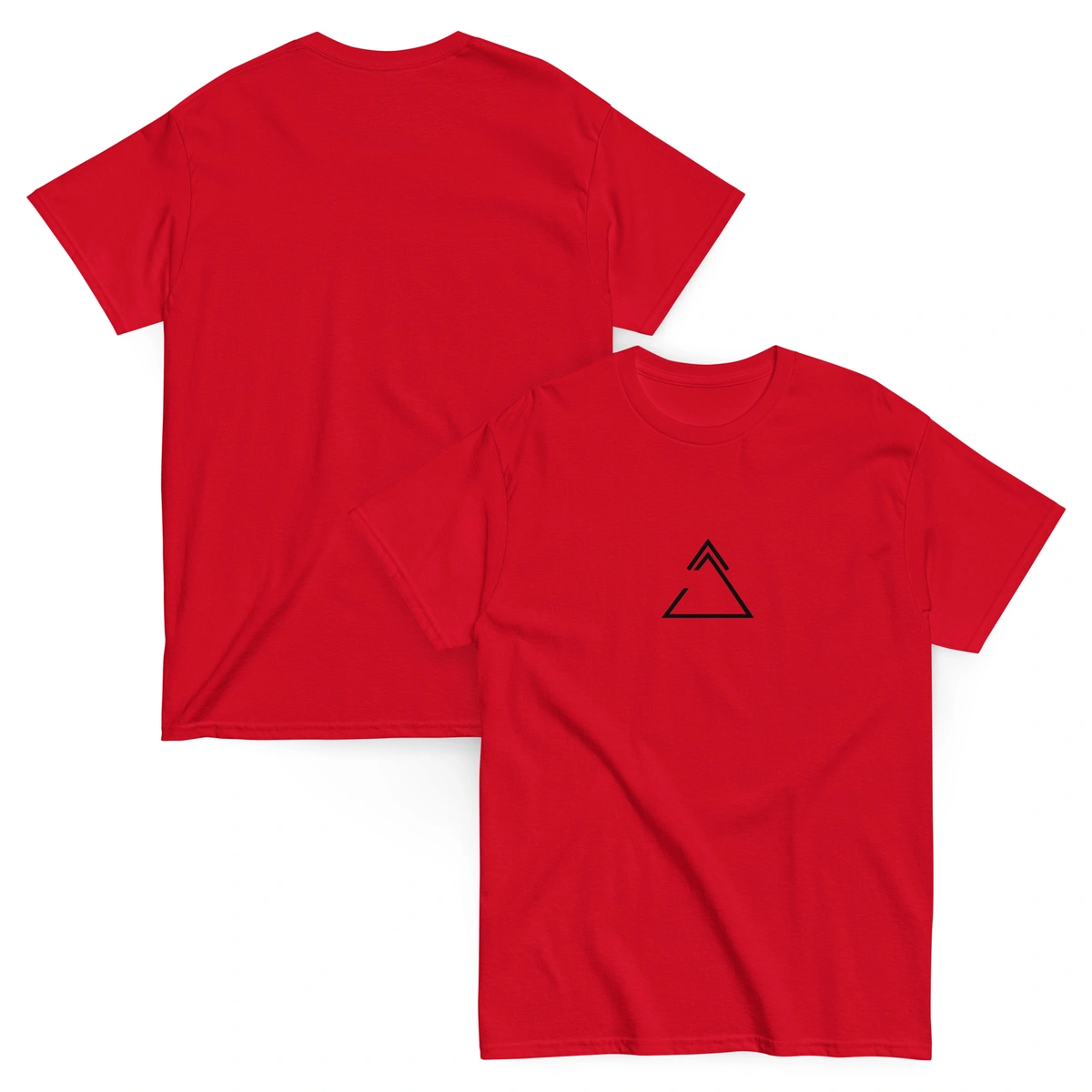 Camiseta Masculina Triângulo Geométrico - Imagem 21
