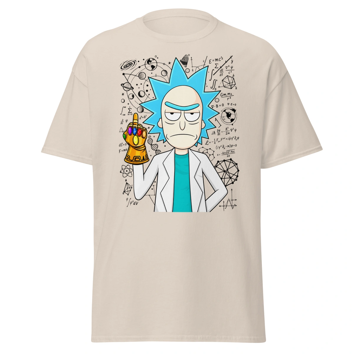Camiseta Masculina Rick Cientista Cósmico