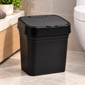 ixeira de Pia 2,8 Litros com Tampa LP House Compacta para Cozinha Bancada e Descarte de Resíduos