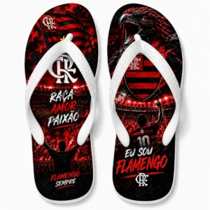 Chinelo Masculino Eu Sou Flamengo