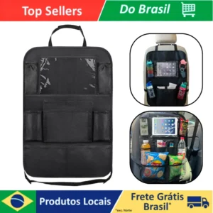 Organizador De Carro Bolsa Suporte Tablet E Compartimentos