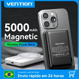 Carregador Portatil Magsafe Vention 5000mah Power Bank 20w