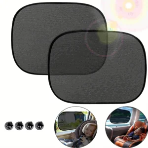 Par Protetor Solar Janela Carro Infantil Blackout Ventosa