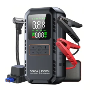 Auxiliar De Partida Portátil PAIVIROKU 5000A E Compressor De Ar 150 PSI