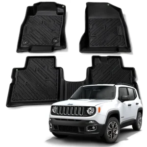 Tapete Carro 3D TPE Jeep Renegade 2016 A 2026 Impermeável
